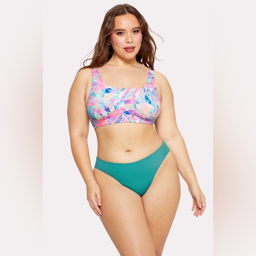 Fabletics Shaping Swim Cheeky Bikini Bottom Sz xxl/1x